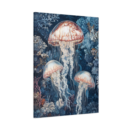 1.25" Matte Canvas - Ethereal Ocean Jellyfish