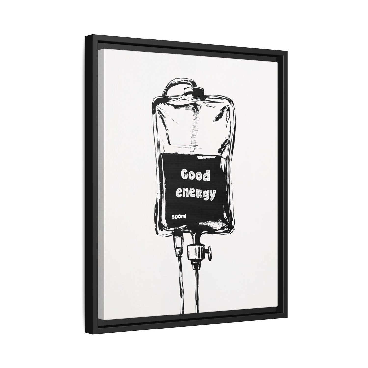 Framed Canvas - Good Energy IV Bag
