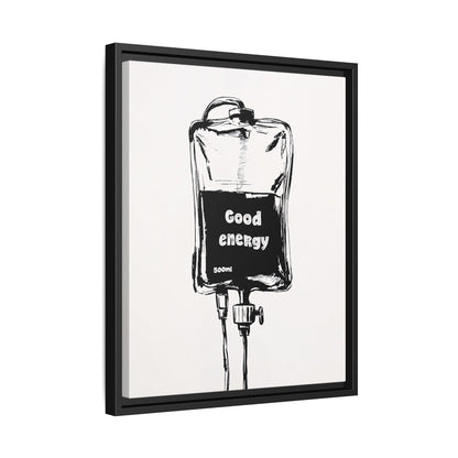 Framed Canvas - Good Energy IV Bag