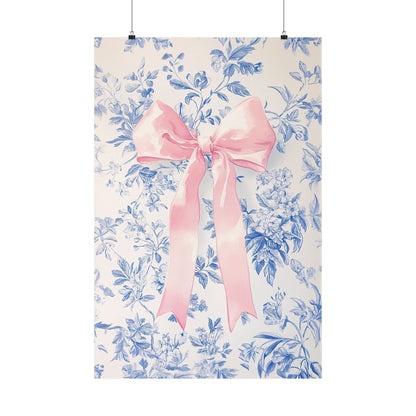 Pink Bow Floralscape