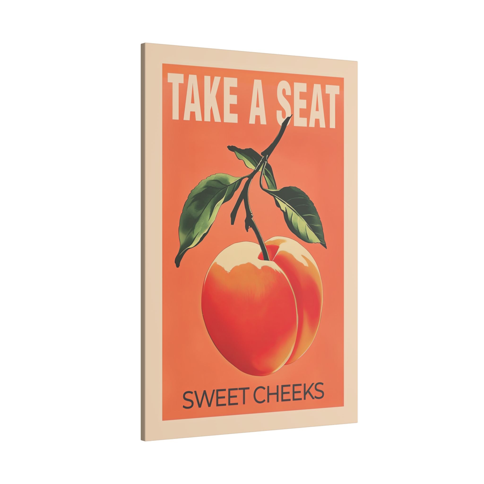.75" Matte Canvas - Sweet Cheeks Peach