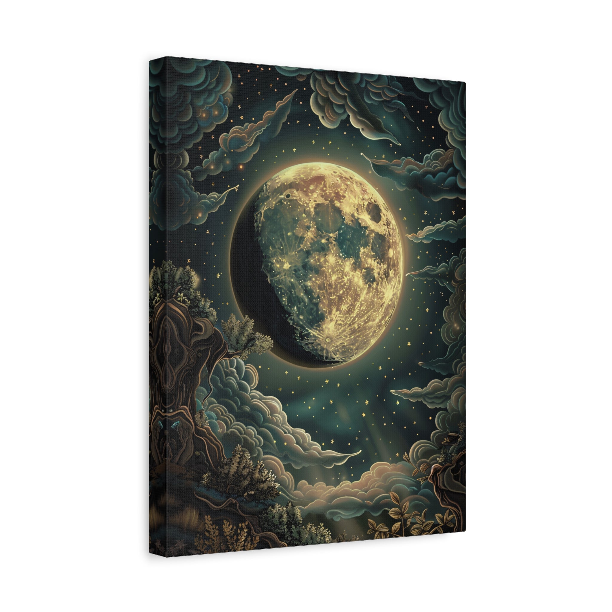 1.25" Matte Canvas - Waxing Gibbous Dreamscape