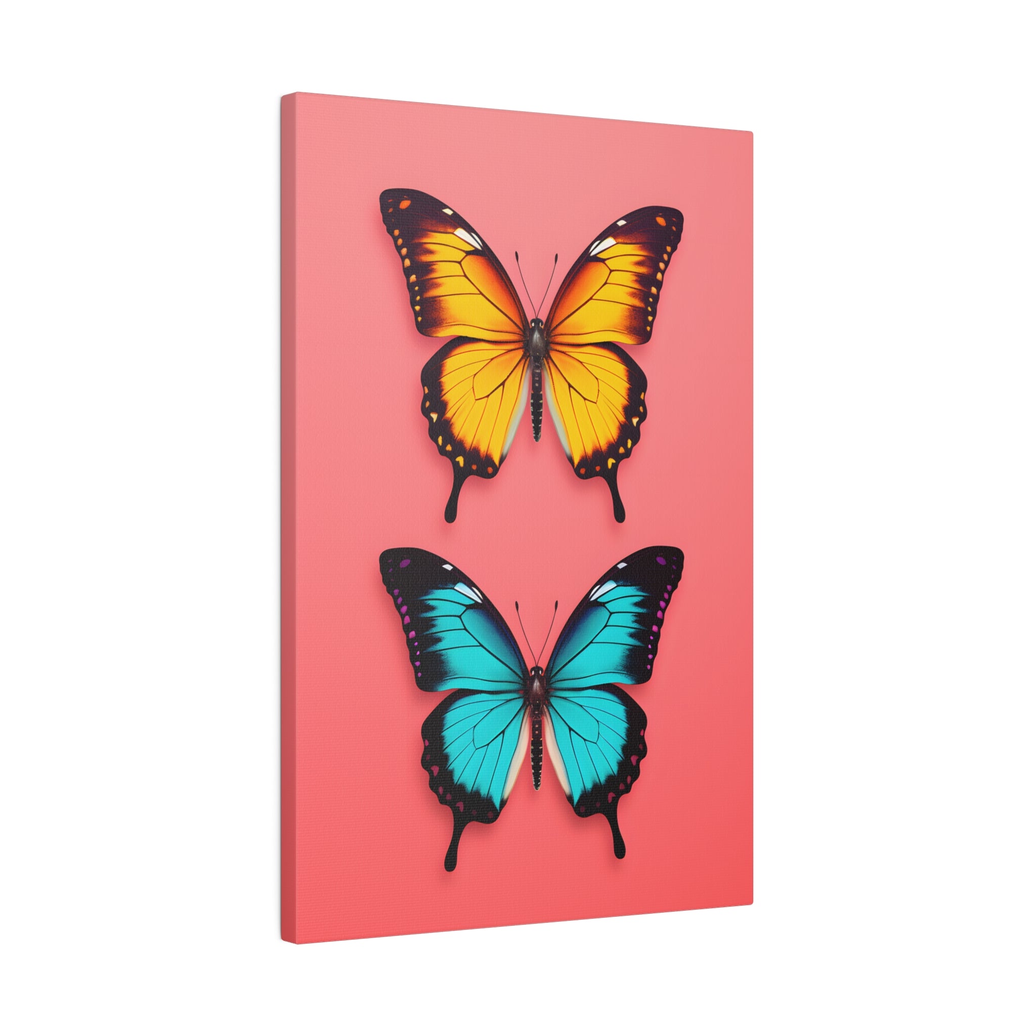 .75&quot; Matte Canvas - Dueling Butterflies Wonder