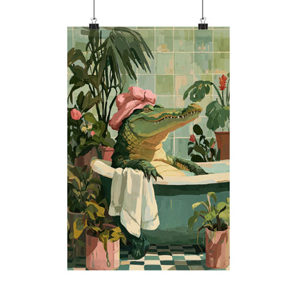 Bathtub Alligator Spa Day