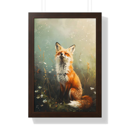 Framed Paper Print - Woodland Fox&