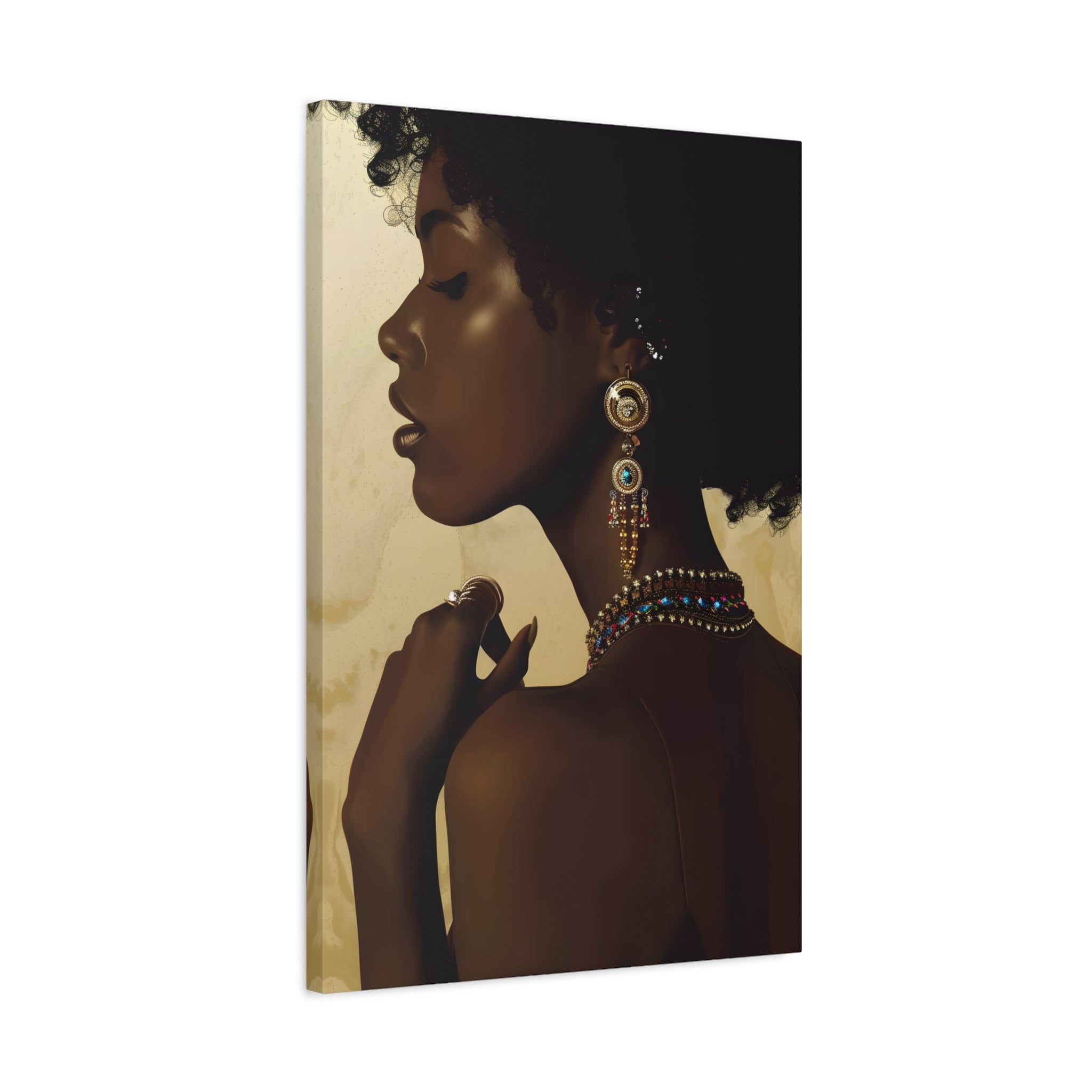 1.25" Matte Canvas - Regal Jewel Toned Muse