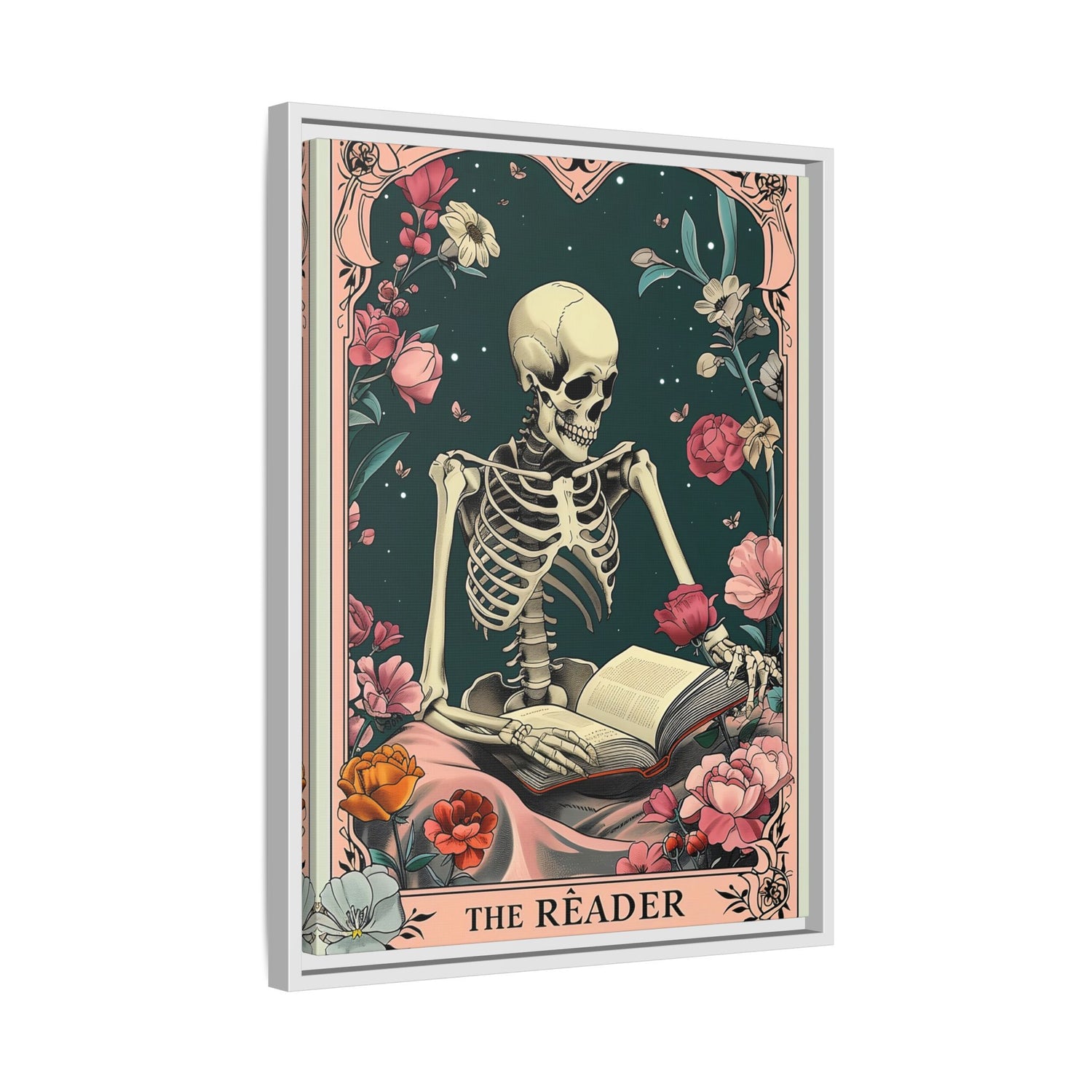 Framed Canvas - The Eternal Reader