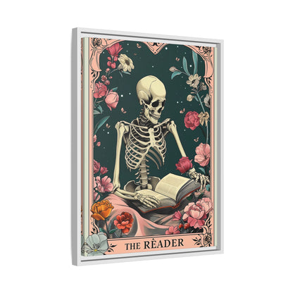 Framed Canvas - The Eternal Reader