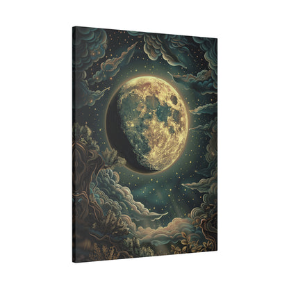 .75" Matte Canvas - Waxing Gibbous Dreamscape