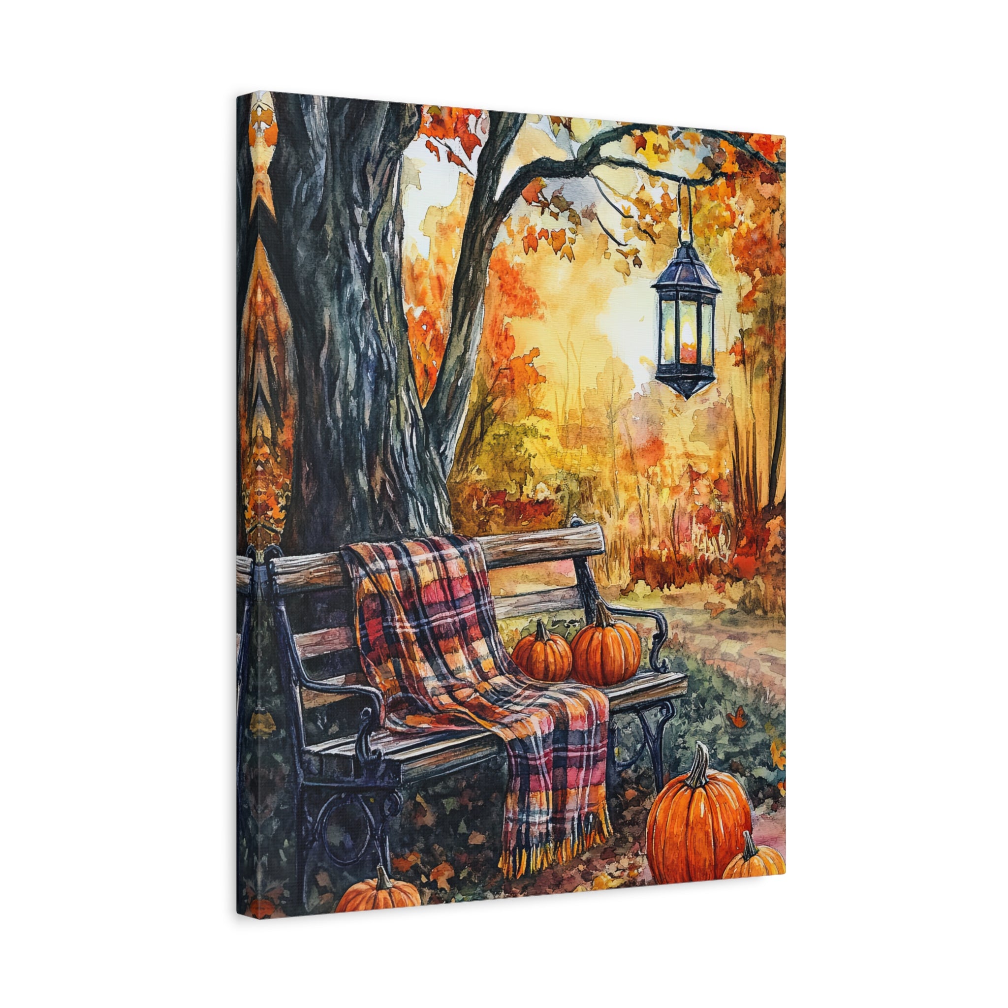 1.25" Matte Canvas - Golden Pause in Fall