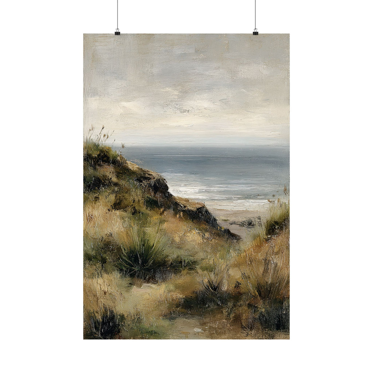 Misty Coastal Seascape