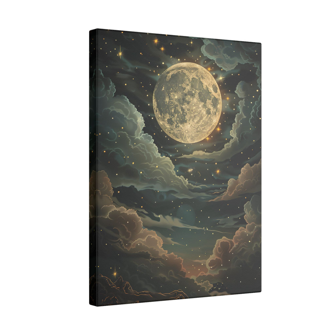 .75" Matte Canvas - Enchanting Lunar Glow