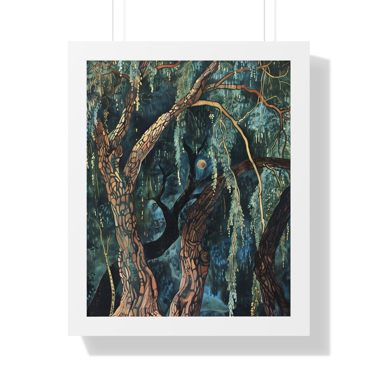 Framed Paper Print - Morris Willow Whispers