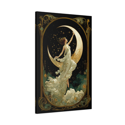 1.25" Matte Canvas - Moon Goddess Ascending