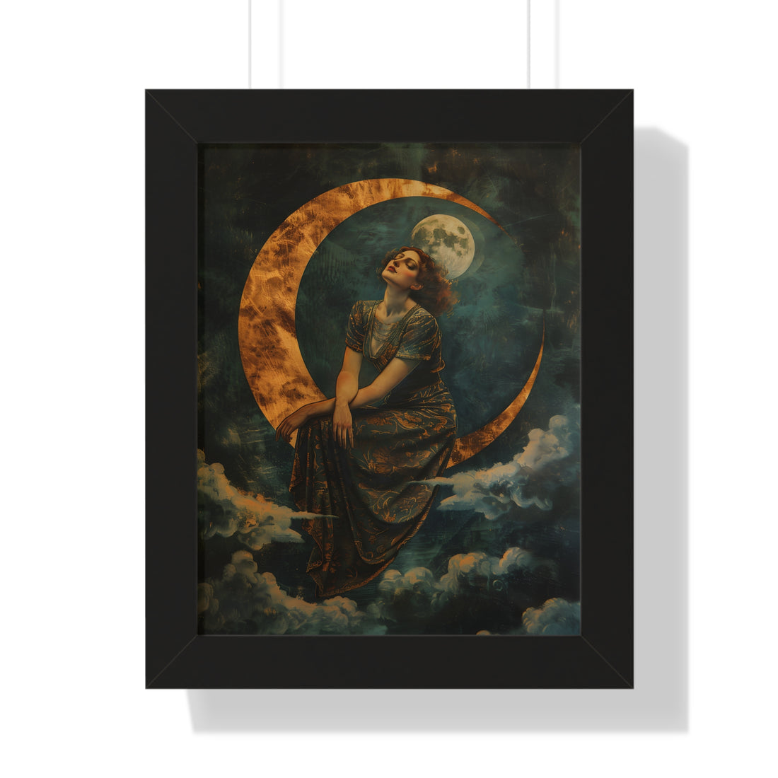 Framed Paper Print - Moonlit Reverie