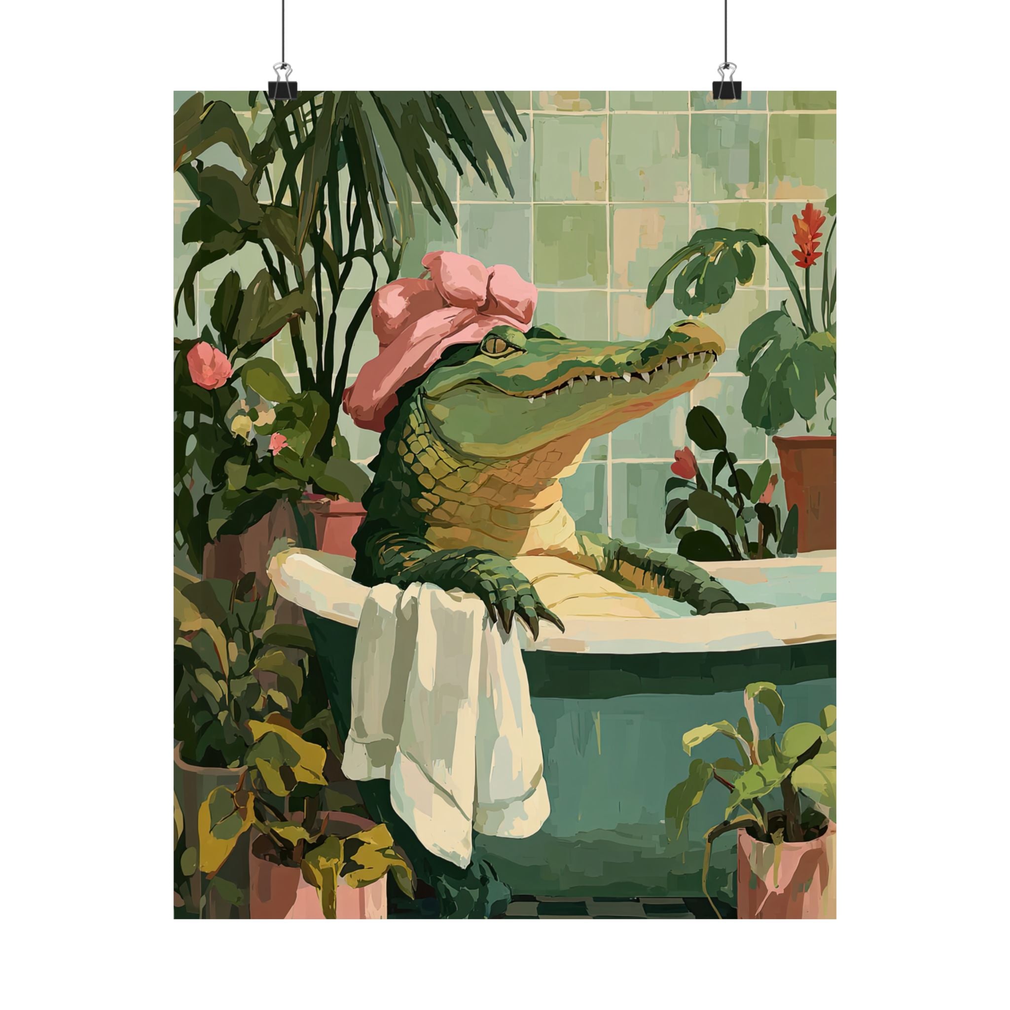 Bathtub Alligator Spa Day