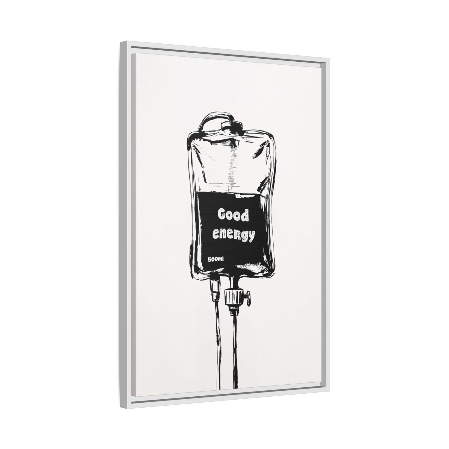 Framed Canvas - Good Energy IV Bag