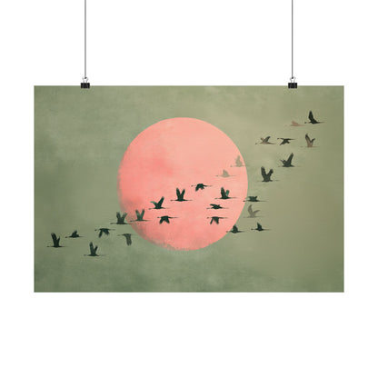 Blush Moon Bird Migration