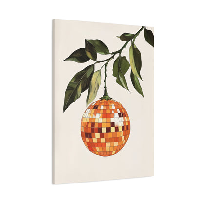 1.25" Matte Canvas - Citrus Disco Glow Drop