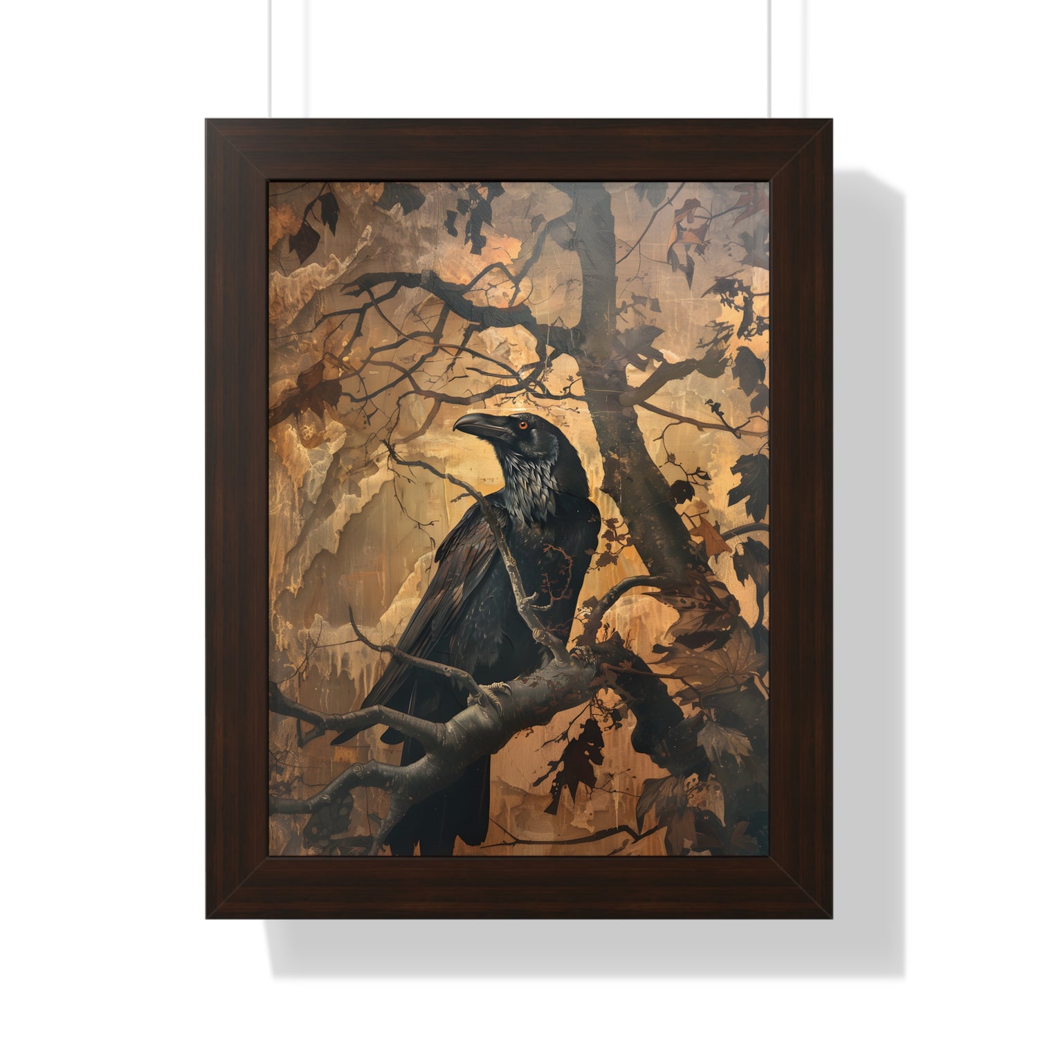 Framed Paper Print - Majestic Raven&