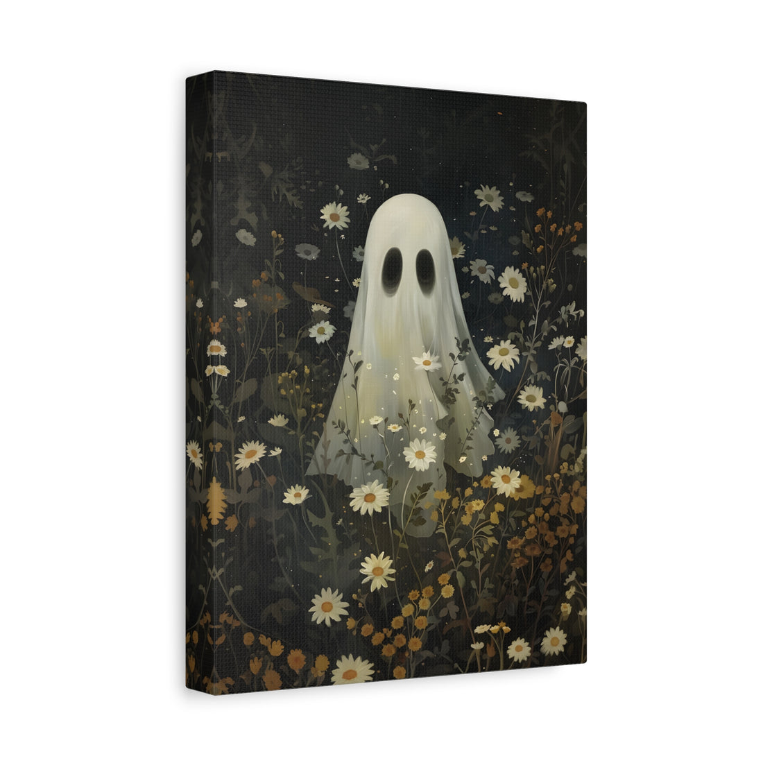 1.25" Matte Canvas - Daisy Meadow Ghost