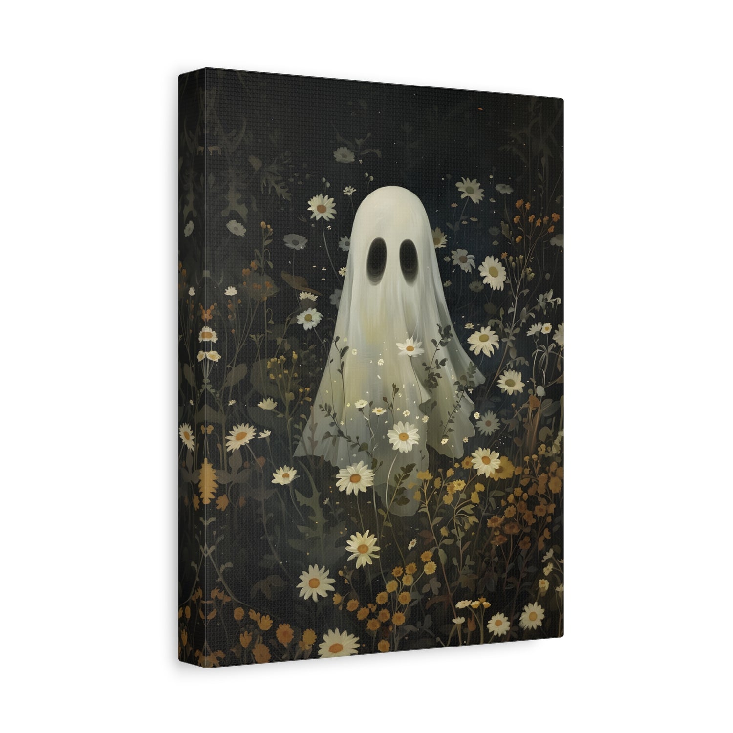 1.25" Matte Canvas - Daisy Meadow Ghost