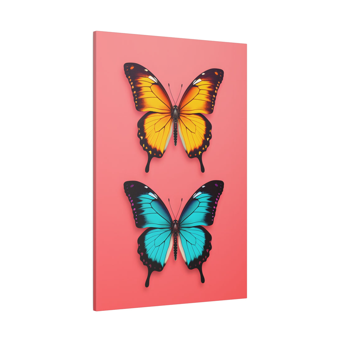 .75" Matte Canvas - Dueling Butterflies Wonder