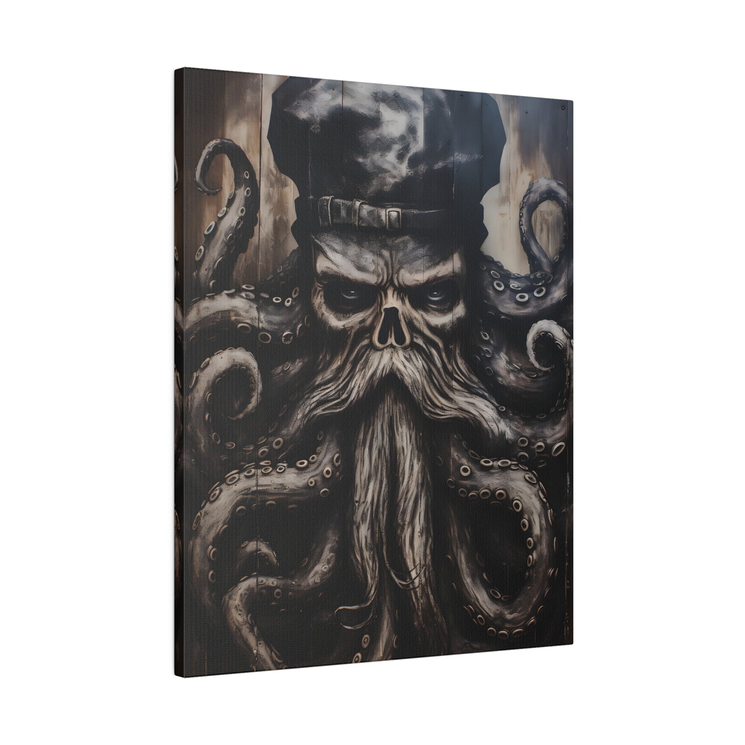 .75&quot; Matte Canvas - Kraken Captain&