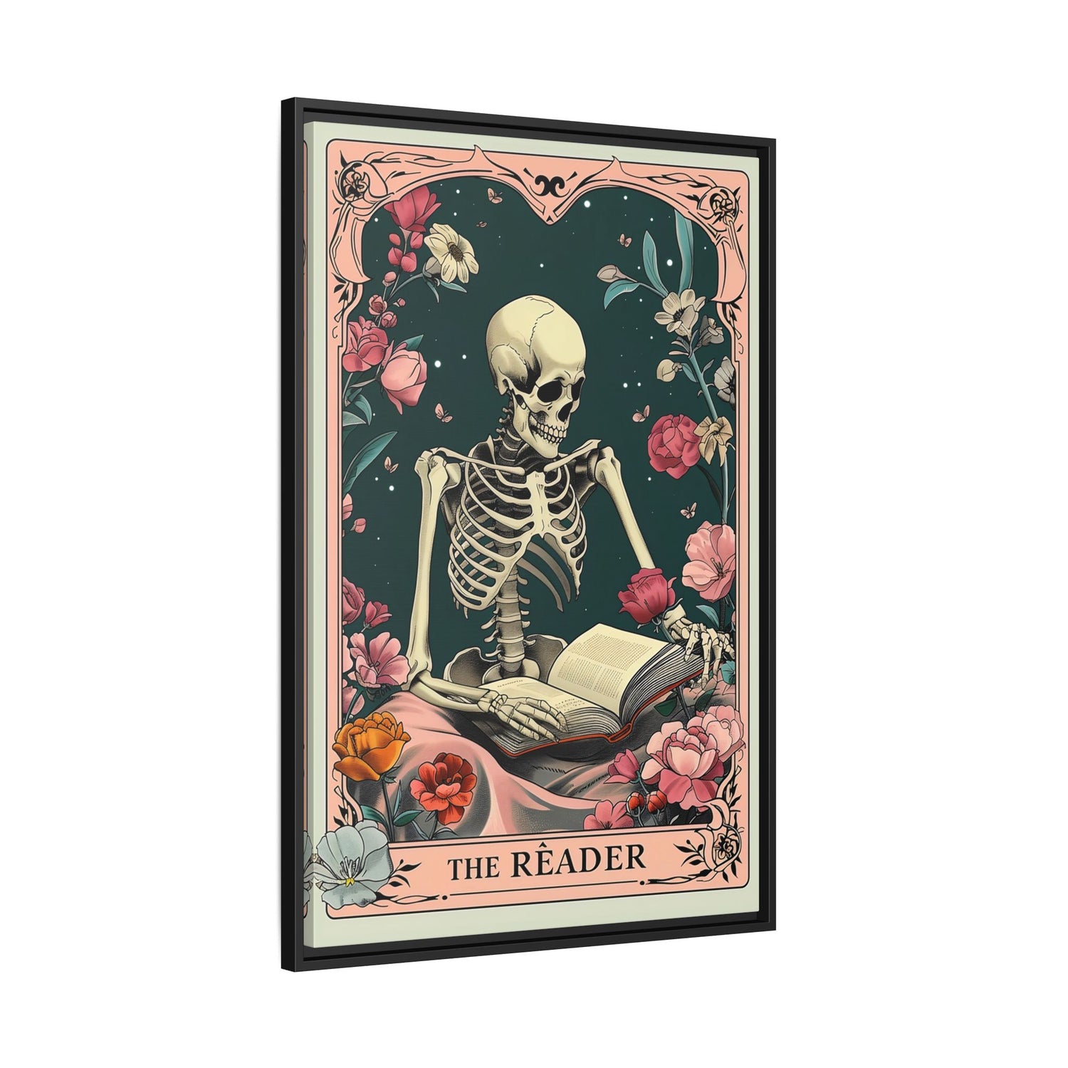 Framed Canvas - The Eternal Reader