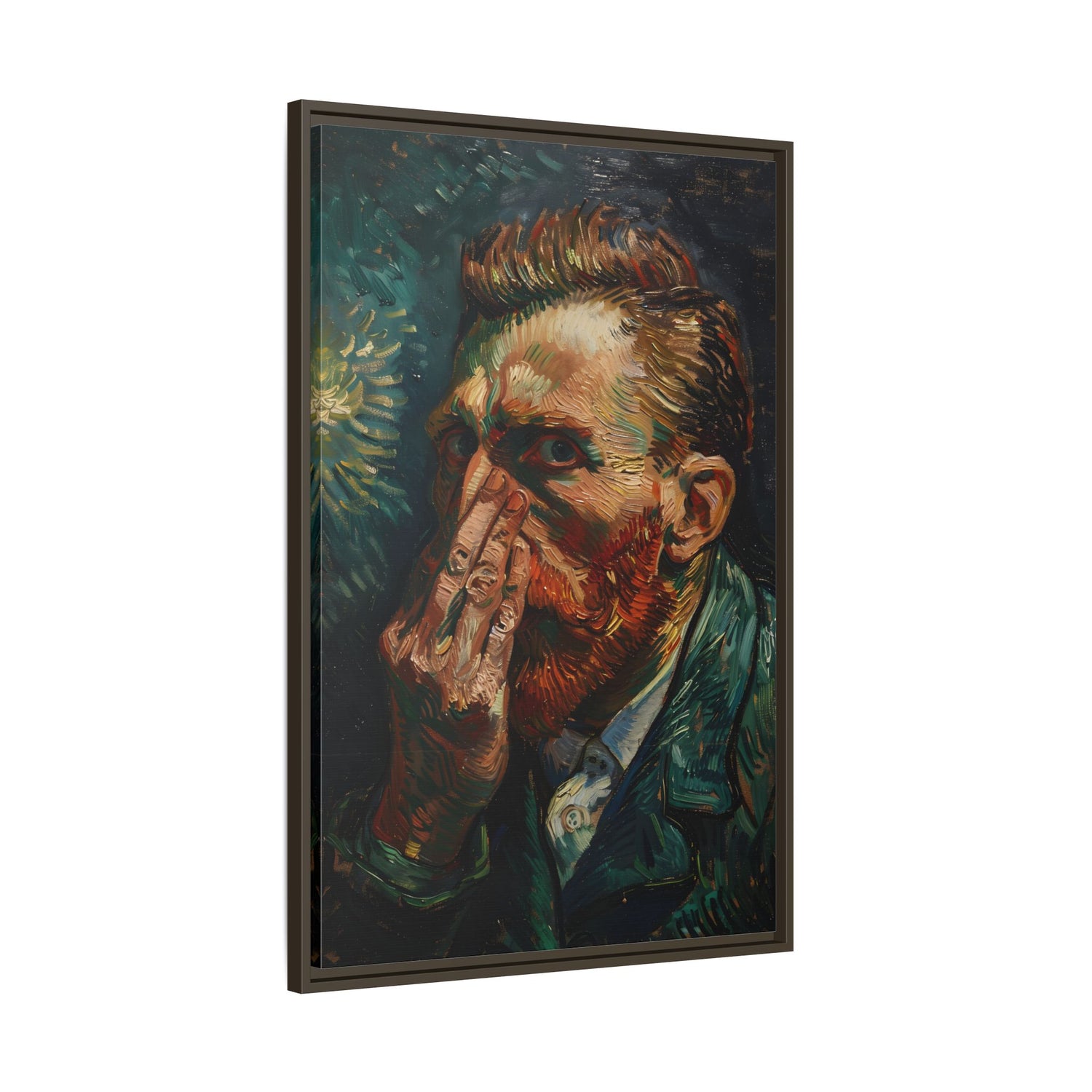 Framed Canvas - Van Gogh Stinky Glare