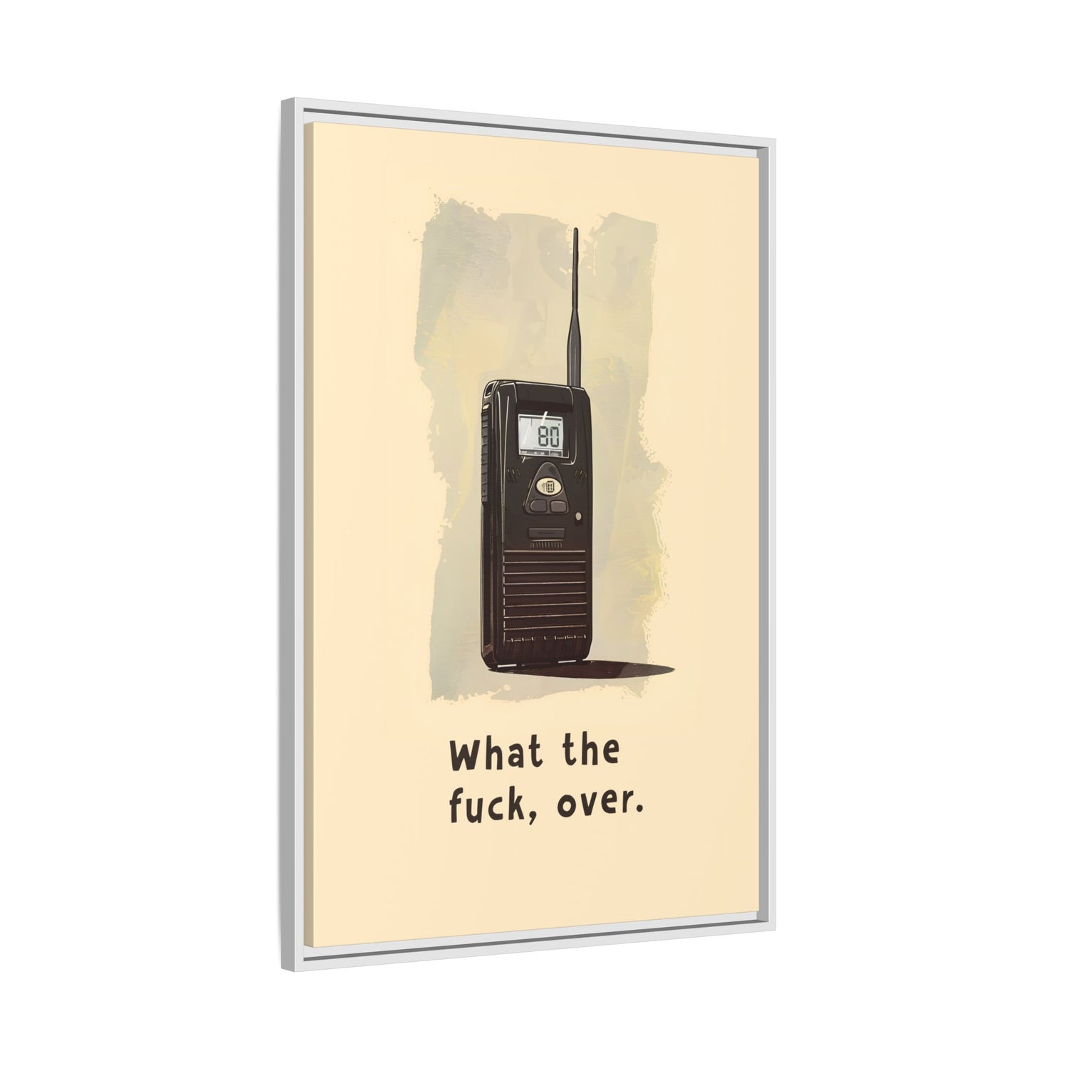 Framed Canvas - Walkie Talkie WTF Moment