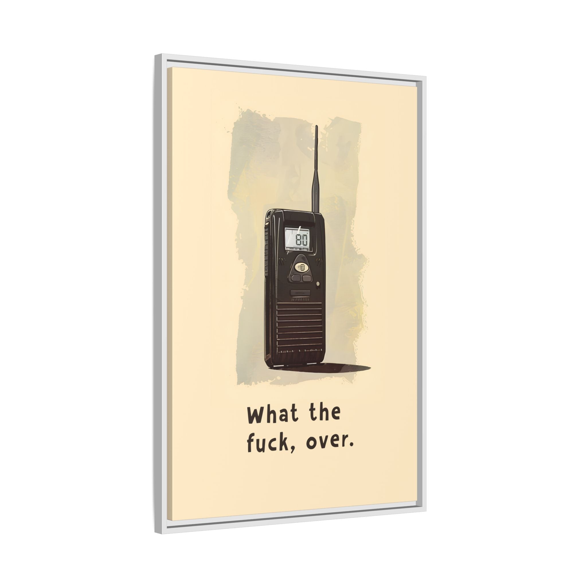 Framed Canvas - Walkie Talkie WTF Moment