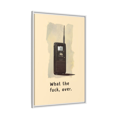 Framed Canvas - Walkie Talkie WTF Moment