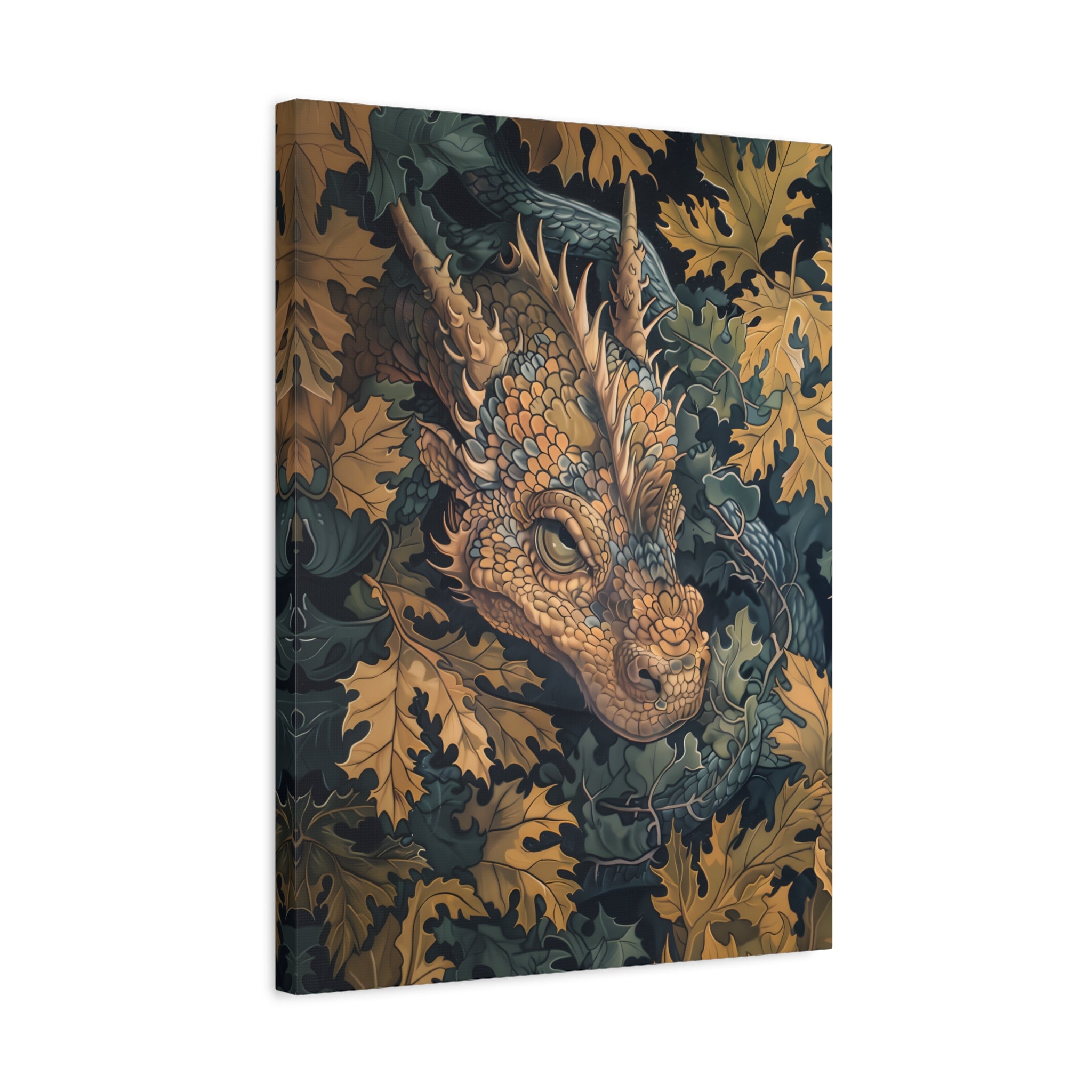 1.25" Matte Canvas - Enchanted Forest Dragon
