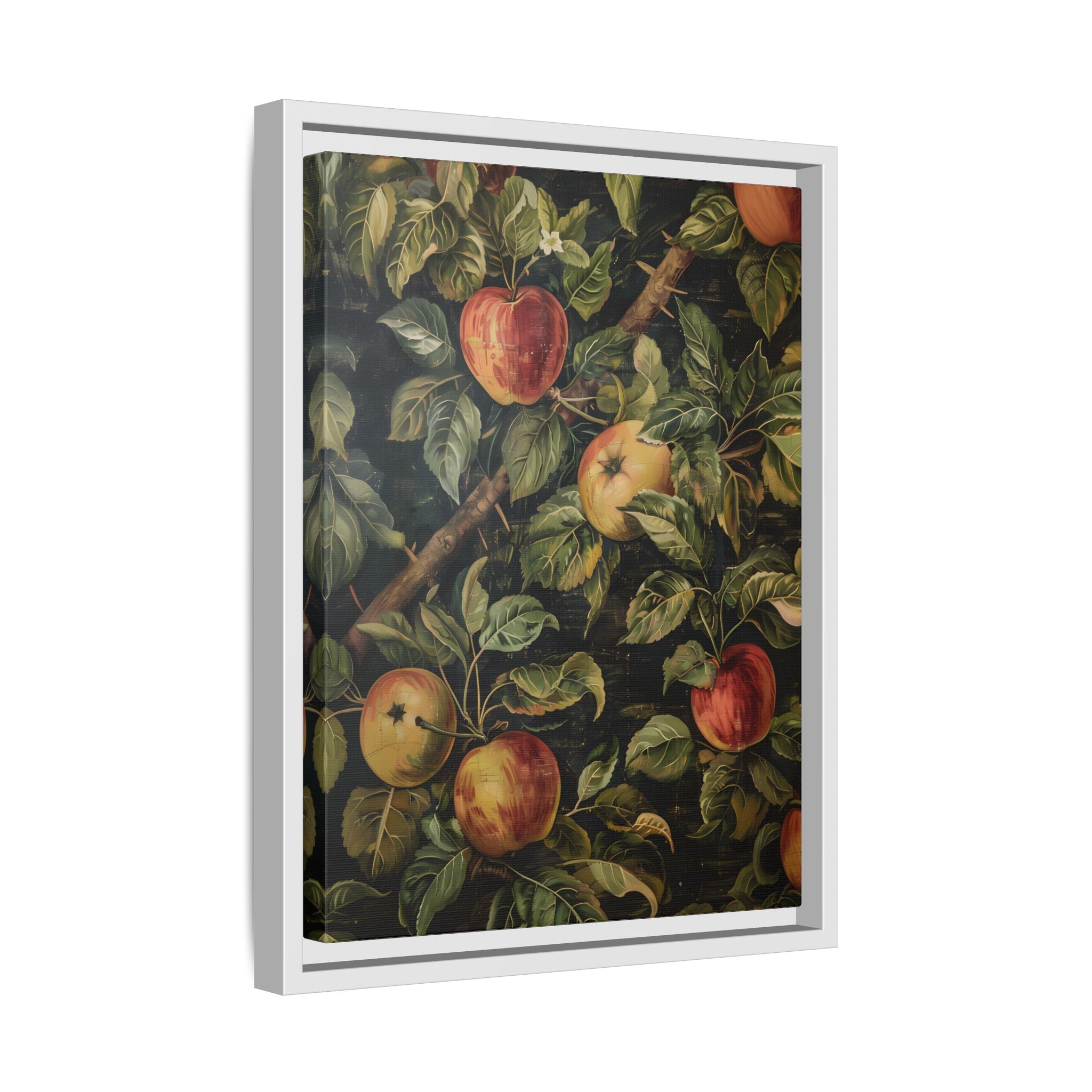 Framed Canvas - Orchard Harvest Apples