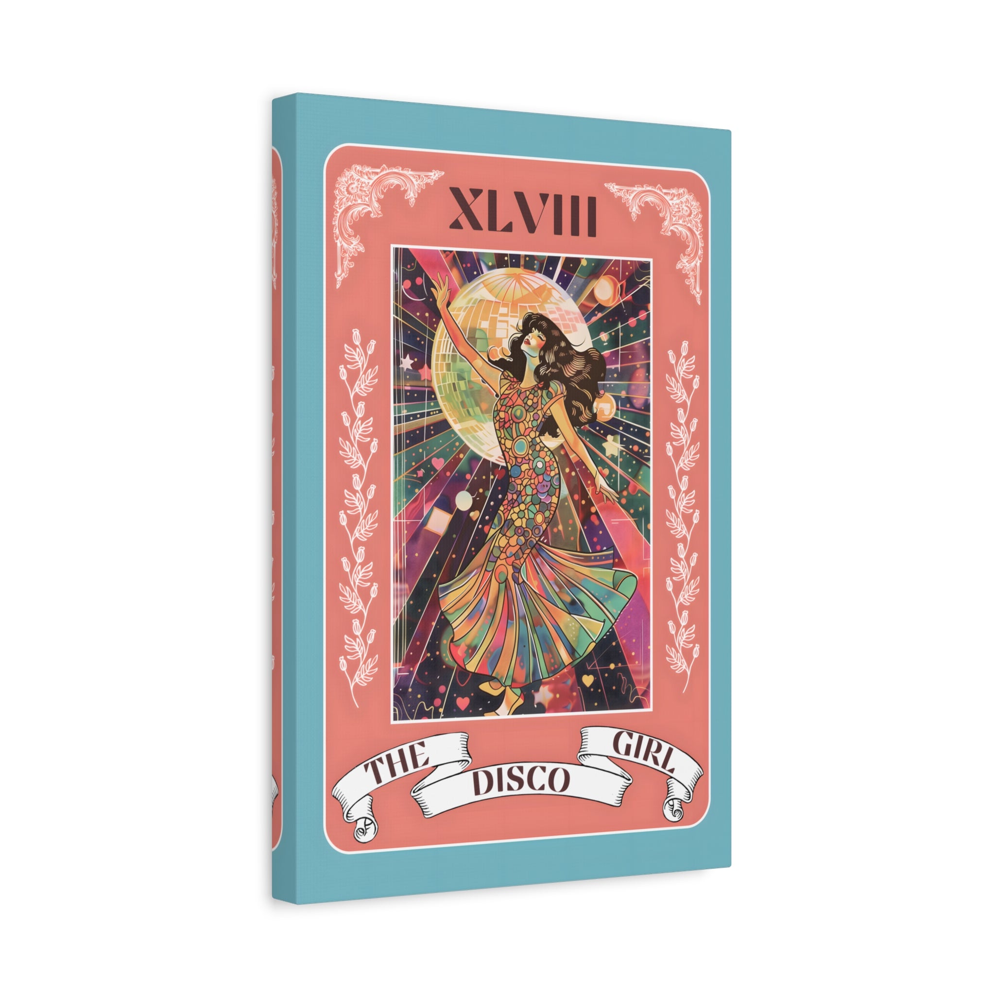1.25" Matte Canvas - The Disco Girl
