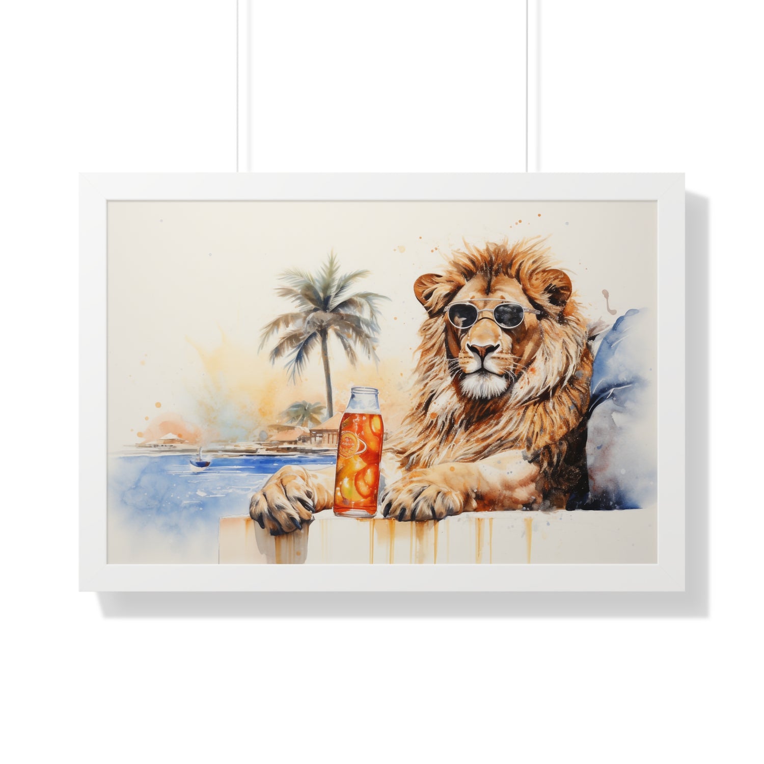 Framed Paper Print -  Beach King&