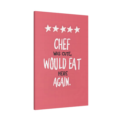 .75&quot; Matte Canvas - Chef’s Charm