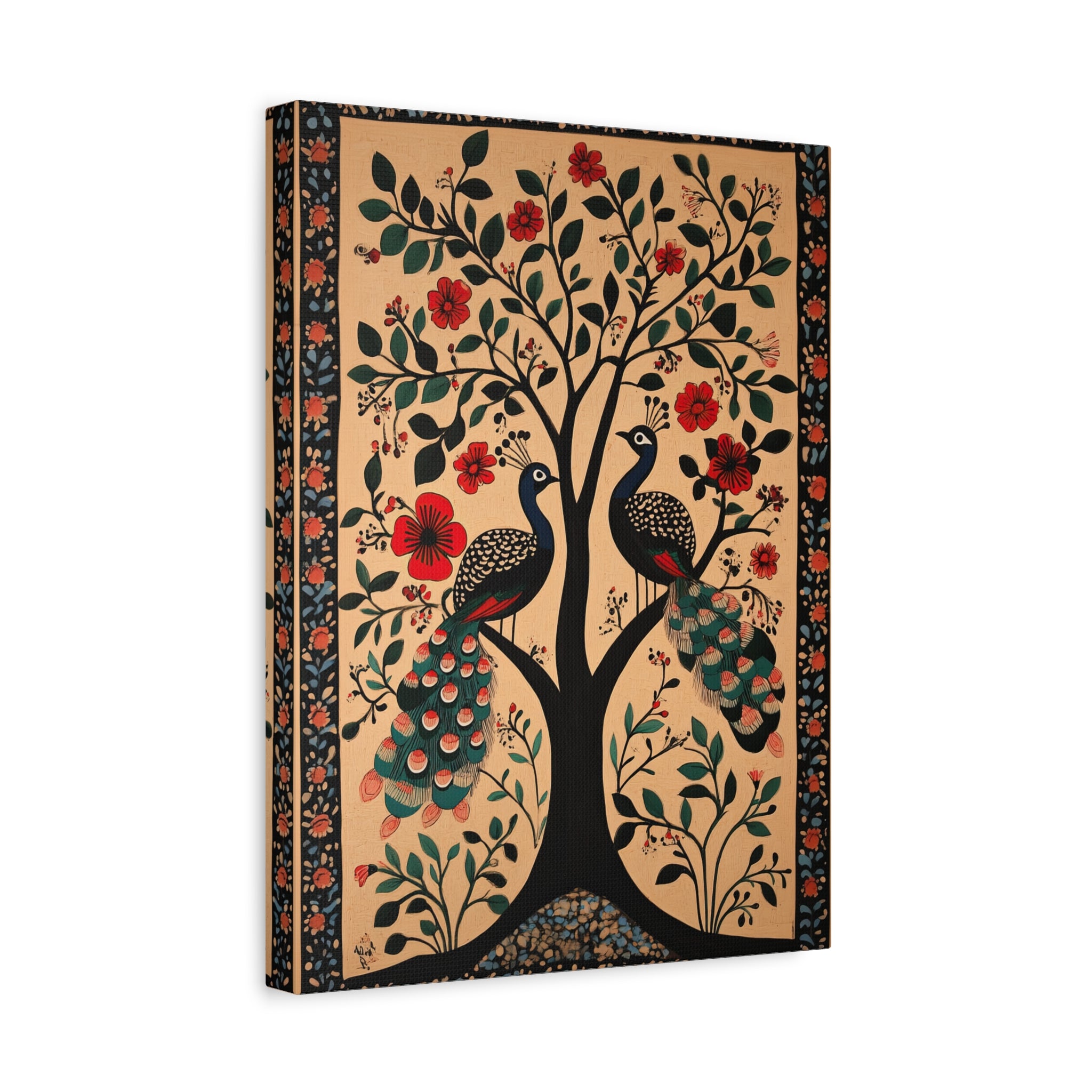 1.25" Matte Canvas - Lovers Under Blooming Canopy