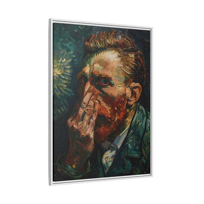 Framed Canvas - Van Gogh Stinky Glare