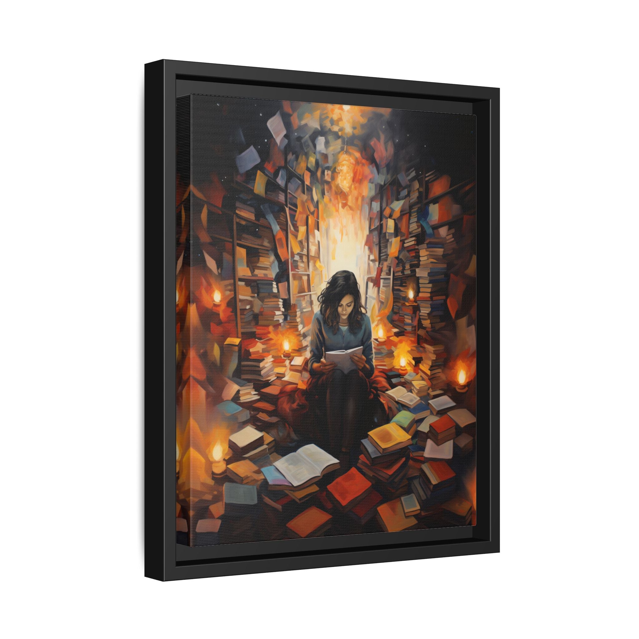 Framed Canvas - The Sanctuary of Stories
