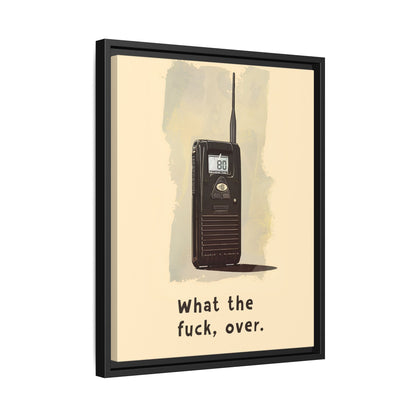 Framed Canvas - Walkie Talkie WTF Moment