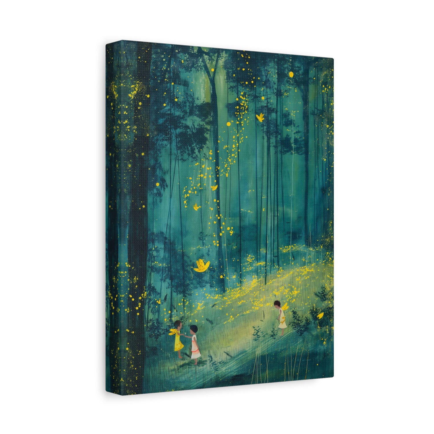 1.25" Matte Canvas - Enchanted Firefly Forest