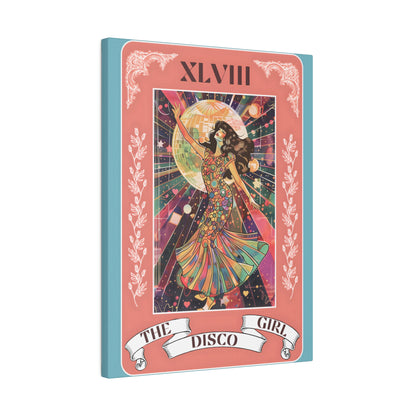 .75" Matte Canvas - The Disco Girl