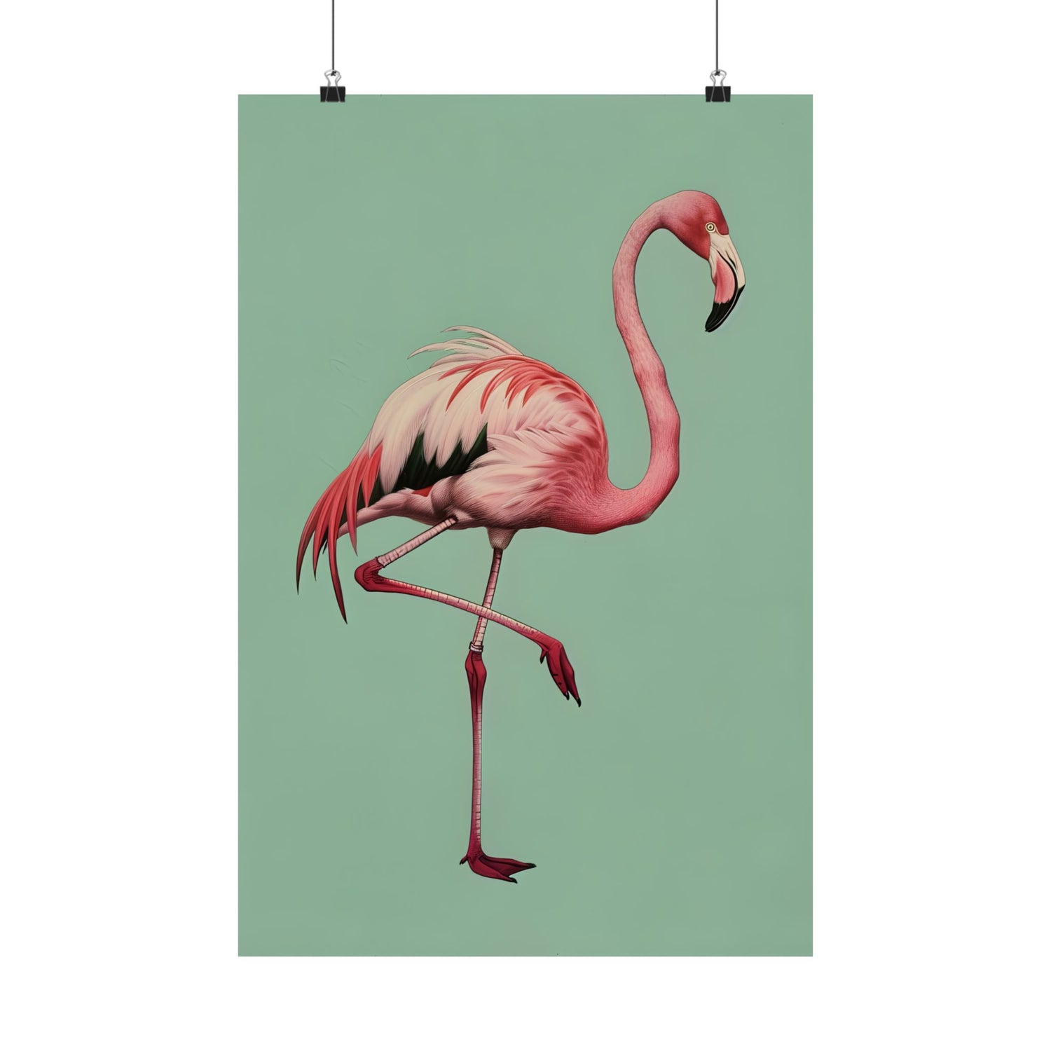 Pink Flamingo Tropical
