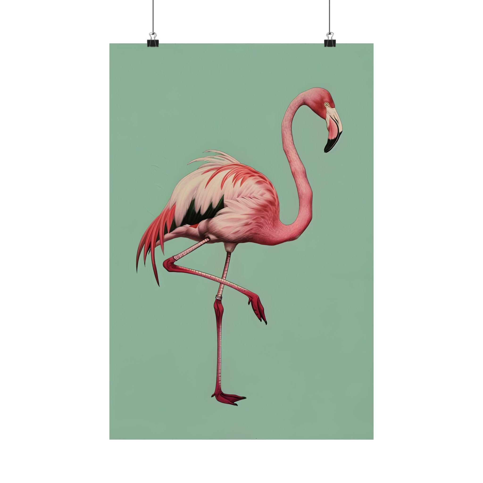 Pink Flamingo Tropical