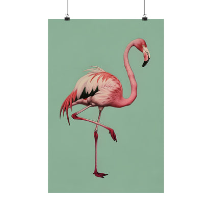 Pink Flamingo Tropical