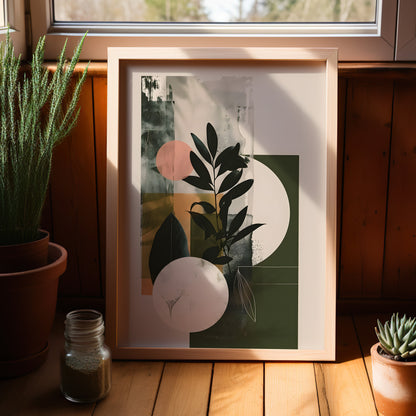 Earthy Geometric Botanicals