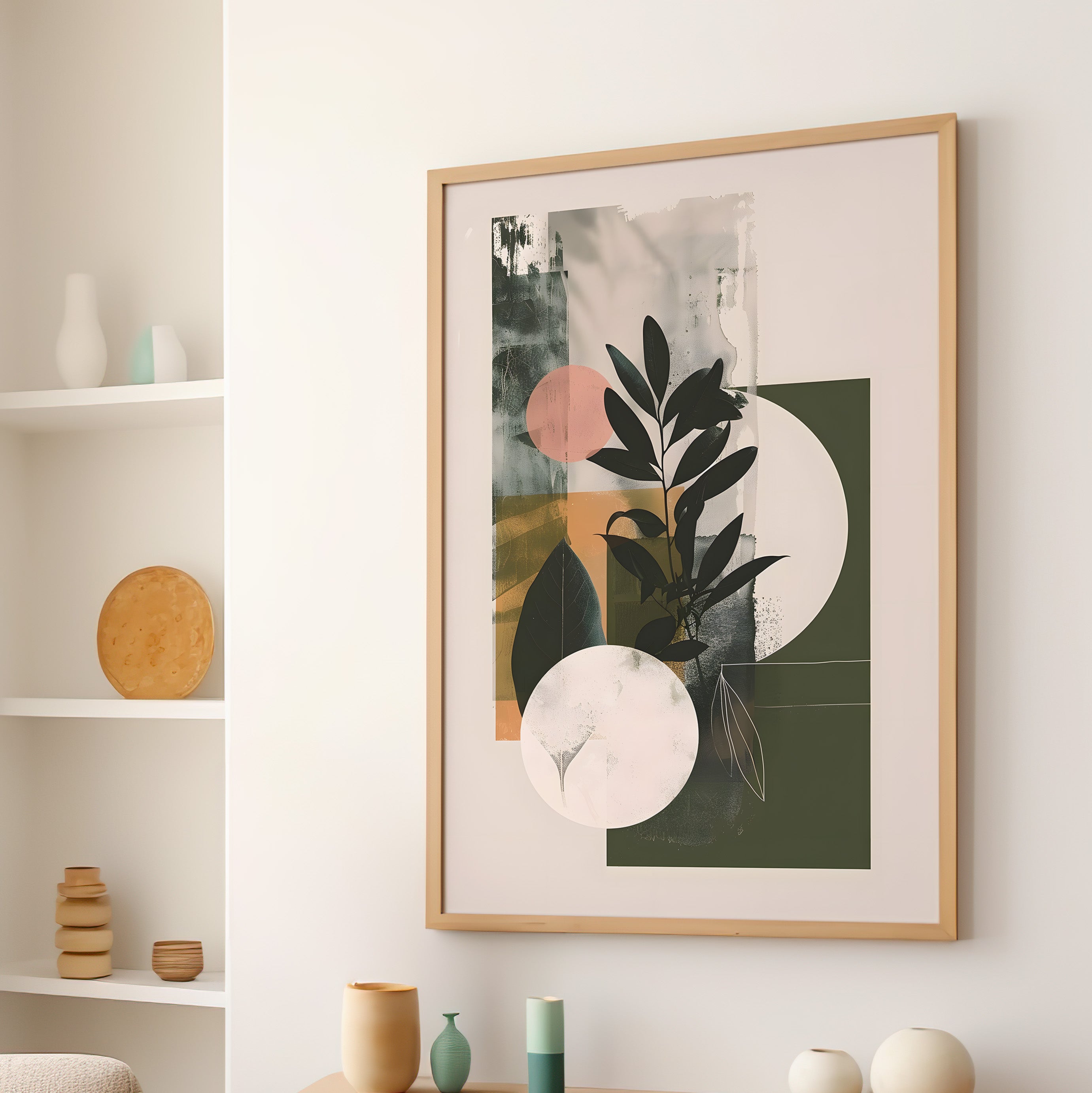 Earthy Geometric Botanicals