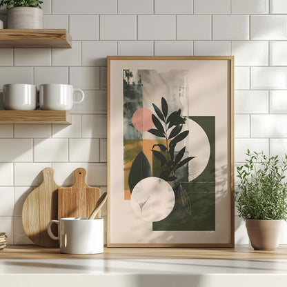 Earthy Geometric Botanicals